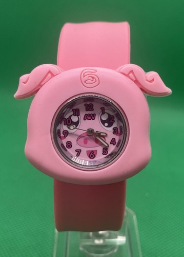 Anisnap pink pig watch - pink, slap