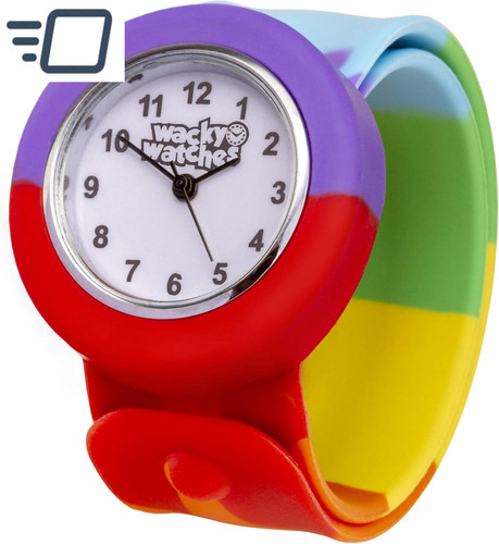 Multicolour wacky watch slap - multicolour,