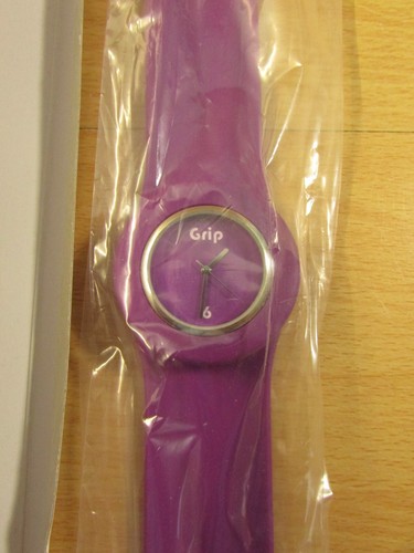 New boxed watch purple - boxed,